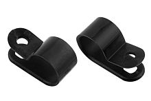 Скоба нейлоновая Rexant СНК-5 (упак.50шт) черная картинка